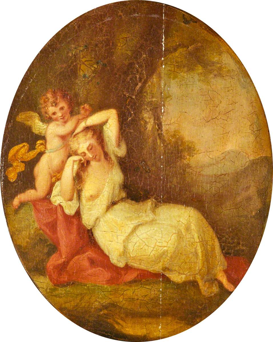 A Nymph and a Cupid